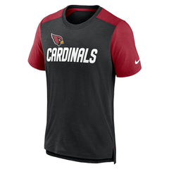 Arizona Cardinals Color Block Team Name T-Shirt - Heathered Black/Heathered Cardinal online