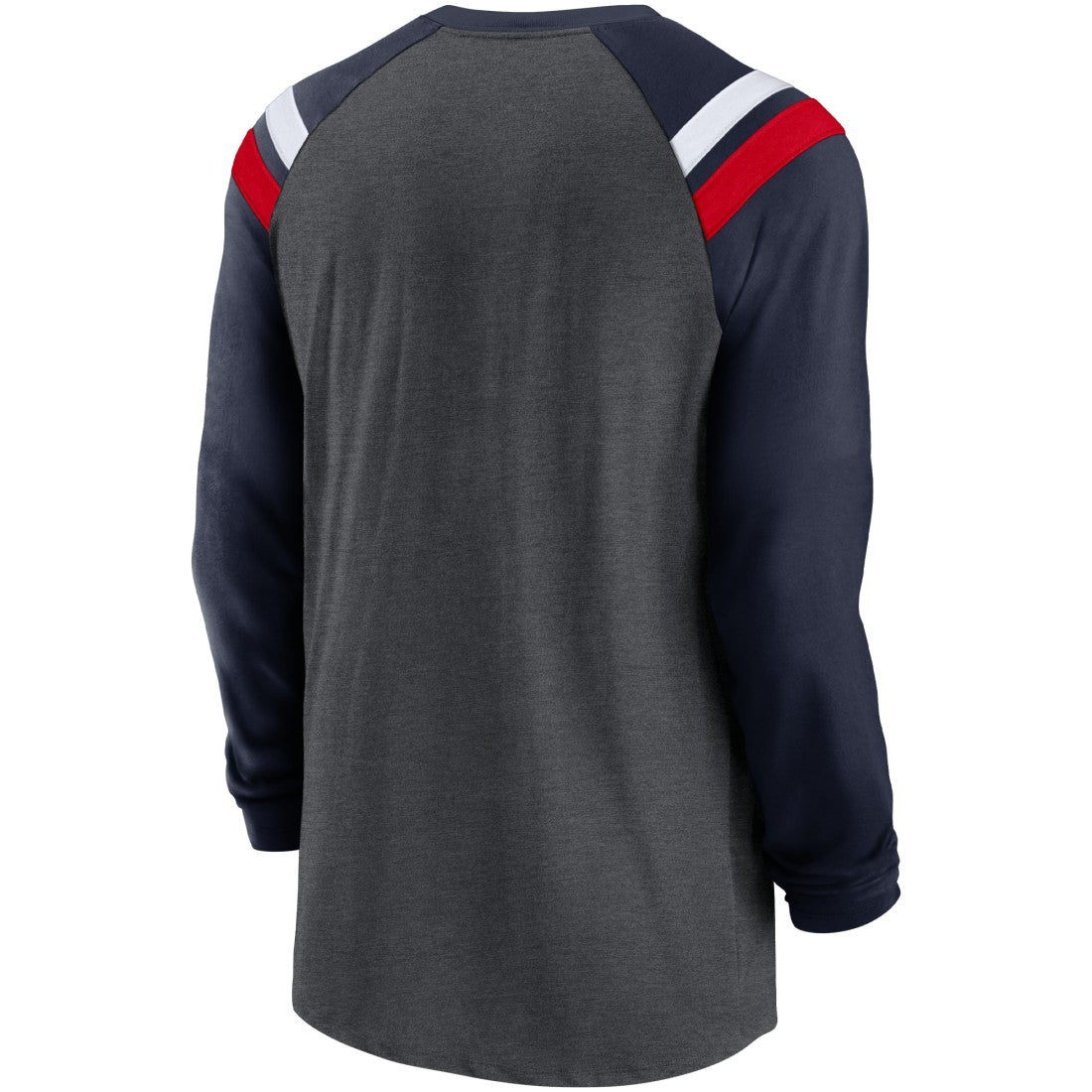 Tennessee Titans Tri-Blend Raglan Athletic Long Sleeve Fashion T-Shirt - Heathered Charcoal/Navy cheap