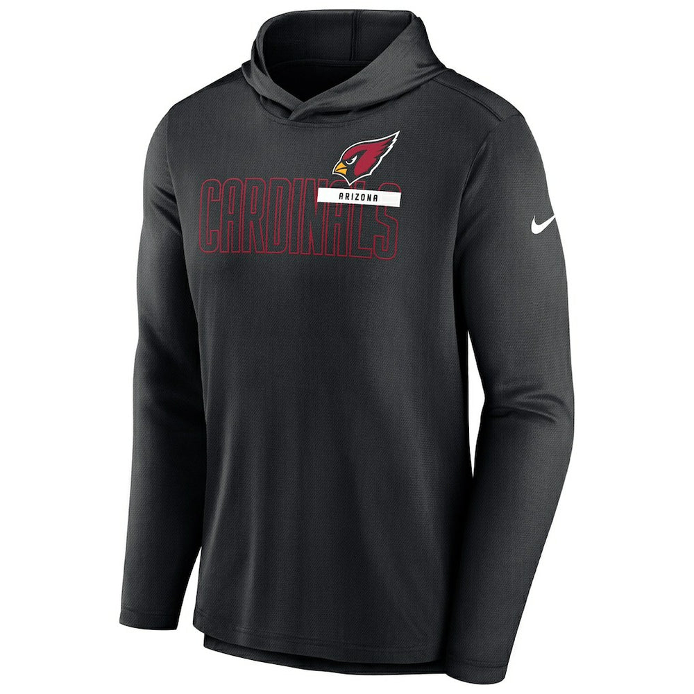Arizona Cardinals Lightweight Performance Hooded Long Sleeve T-Shirt - Black cheap