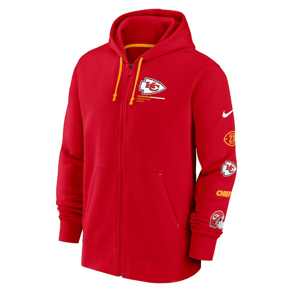 Kansas City Chiefs Surrey Full-Zip Hoodie - Red outlet