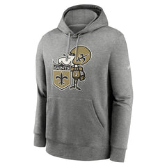 New Orleans Saints Rewind Club Fleece Pullover Hoodie - Heathered Gray online