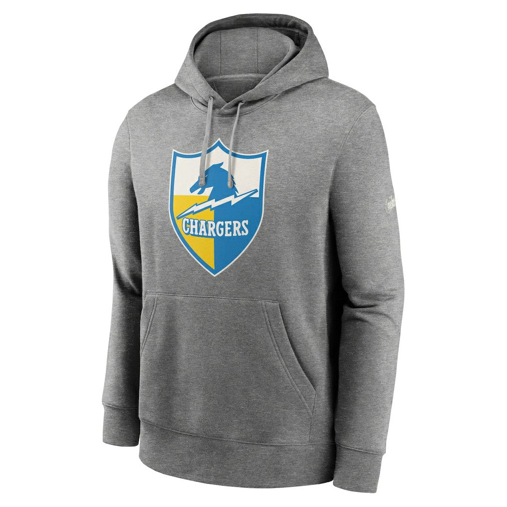 Los Angeles Chargers Rewind Club Fleece Pullover Hoodie - Heathered Gray outlet