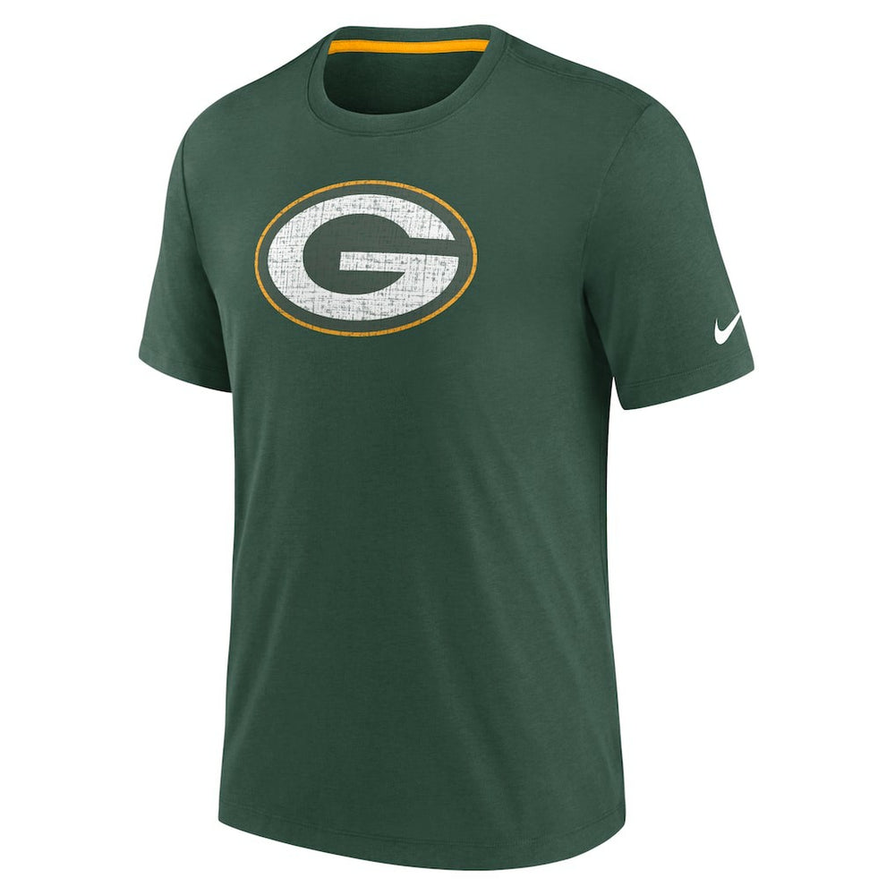 Green Bay Packers Rewind Playback Logo Tri-Blend T-Shirt - Green sale