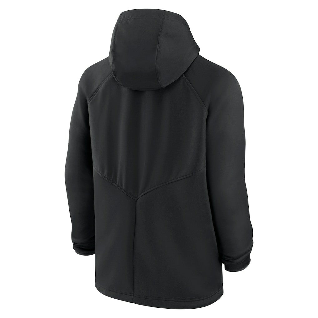 Kansas City Chiefs Spacer Raglan Performance Full-Zip Hoodie - Black discount