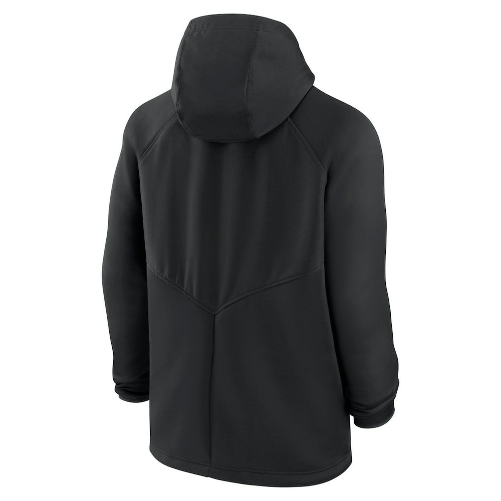 Kansas City Chiefs Spacer Raglan Performance Full-Zip Hoodie - Black discount