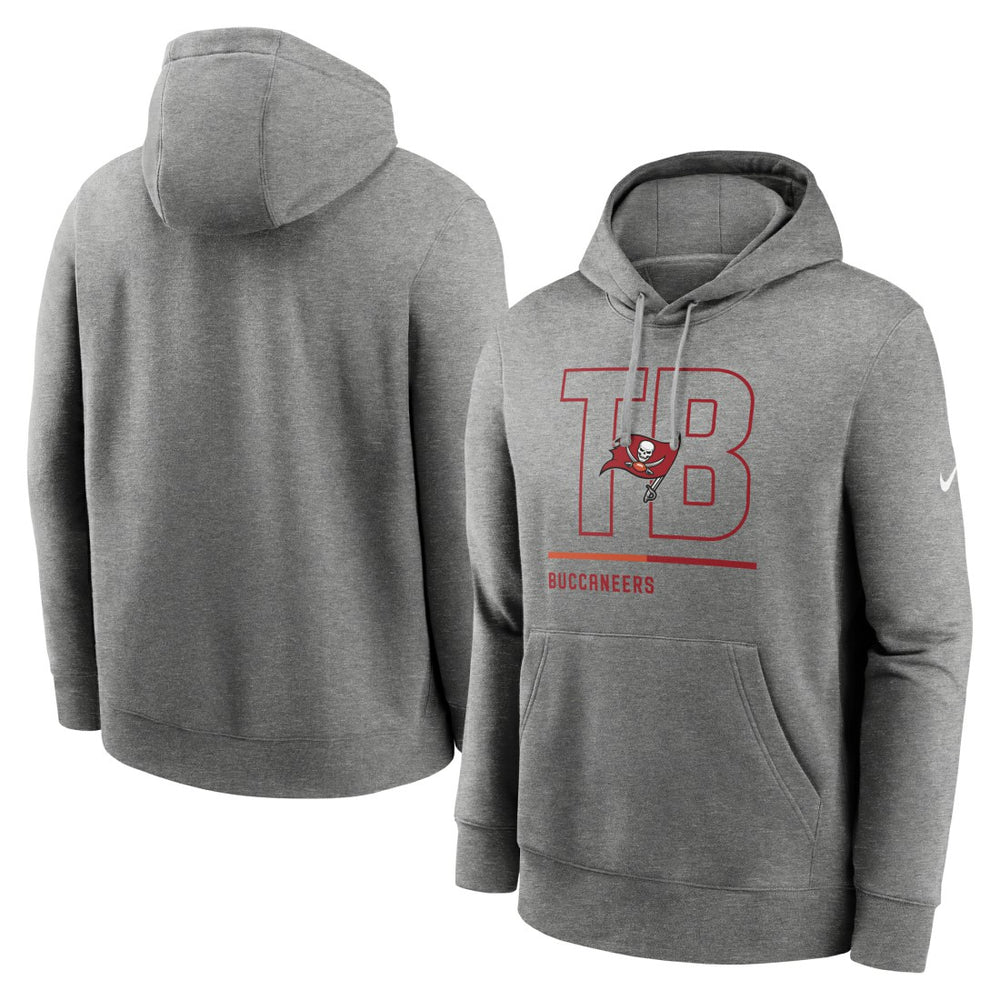 Tampa Bay Buccaneers City Code Club Fleece Pullover Hoodie - Heathered Gray discount