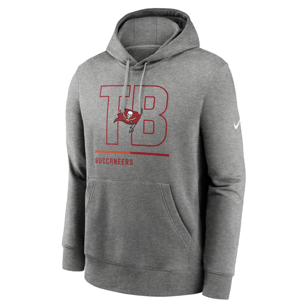 Tampa Bay Buccaneers City Code Club Fleece Pullover Hoodie - Heathered Gray discount