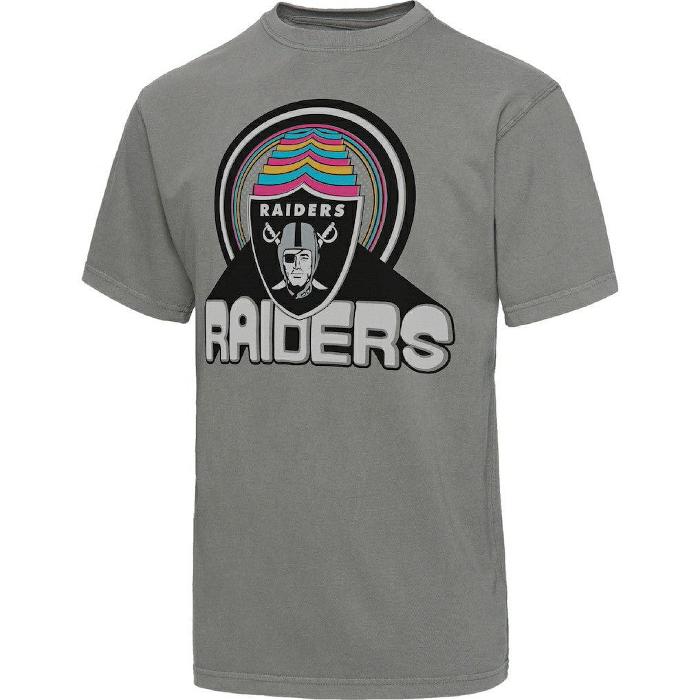 Las Vegas Raiders Junk Food Wonderland Infinity Vibe T-Shirt - Graphite online