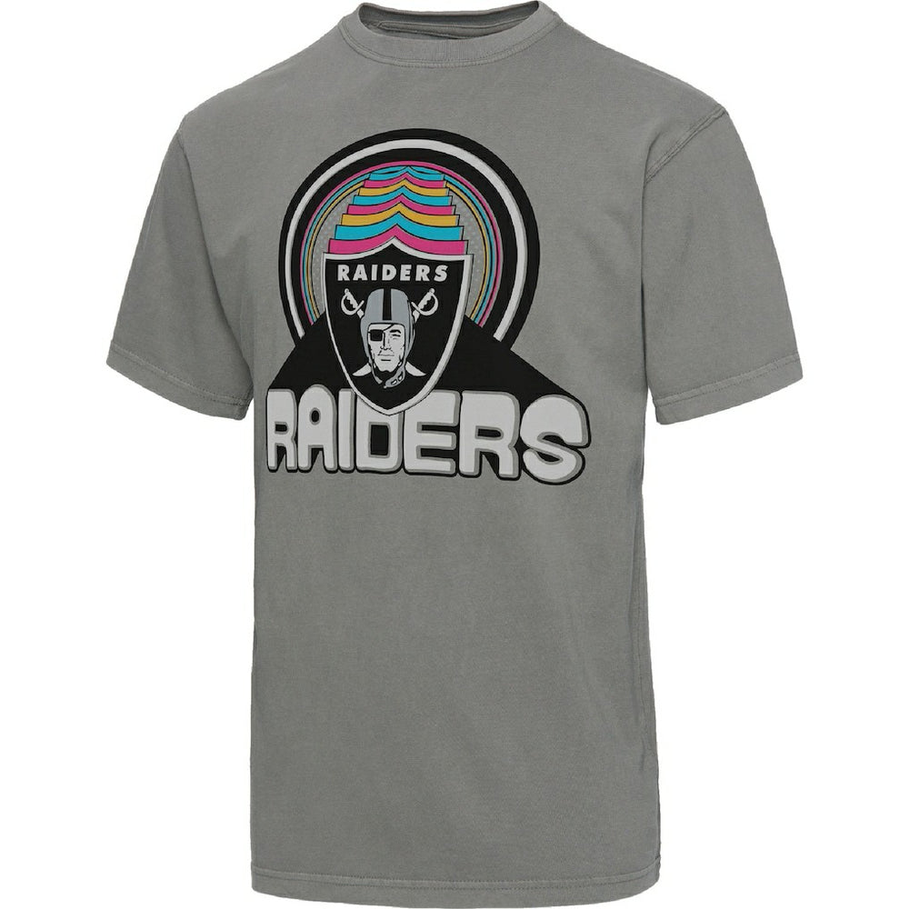 Las Vegas Raiders Junk Food Wonderland Infinity Vibe T-Shirt - Graphite online