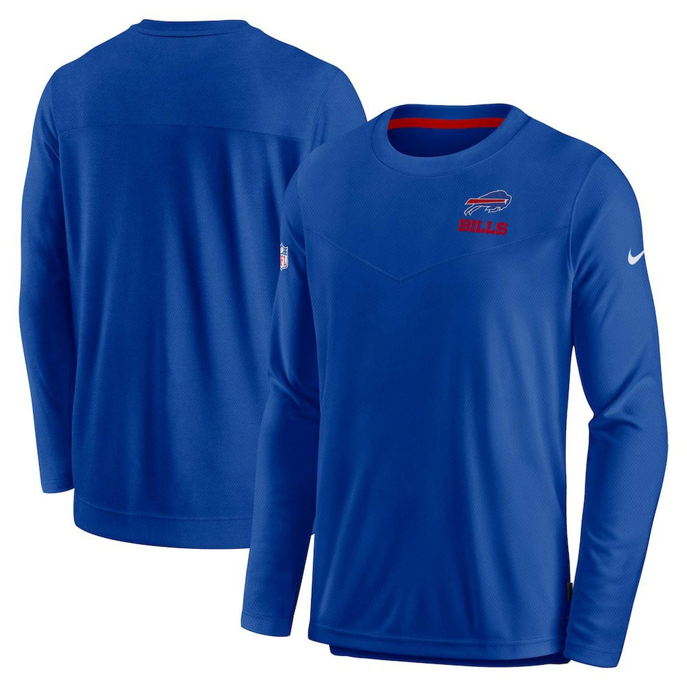 Buffalo Bills Sideline Lockup Performance Pullover Sweatshirt - Royal cheap