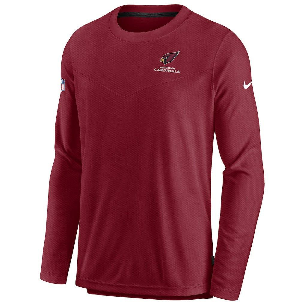Arizona Cardinals Sideline Lockup Performance Pullover Sweatshirt - Cardinal outlet