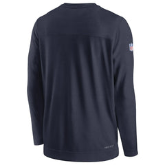 Tennessee Titans Sideline Lockup Performance Pullover Sweatshirt - Navy sale
