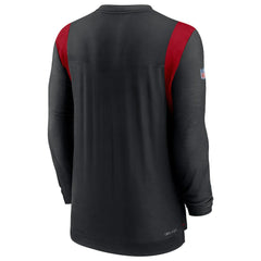 Atlanta Falcons Sideline Tonal Logo Performance Player Long Sleeve T-Shirt - Black outlet