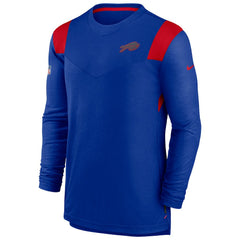 Buffalo Bills Sideline Tonal Logo Performance Player Long Sleeve T-Shirt - Royal for sale