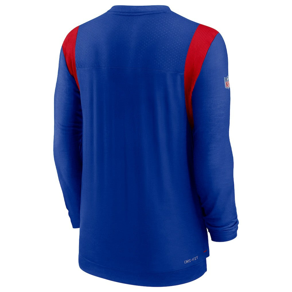 Buffalo Bills Sideline Tonal Logo Performance Player Long Sleeve T-Shirt - Royal for sale