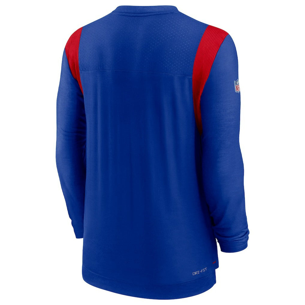 Buffalo Bills Sideline Tonal Logo Performance Player Long Sleeve T-Shirt - Royal for sale