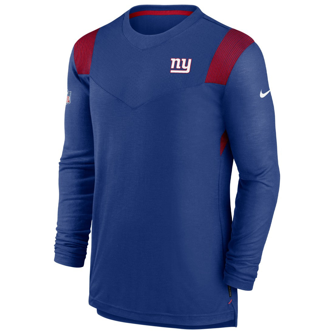 New York Giants Sideline Tonal Logo Performance Player Long Sleeve T-Shirt - Royal outlet
