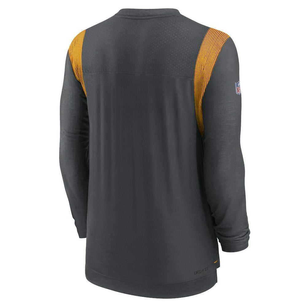 Washington Commanders Sideline Tonal Logo Performance Player Long Sleeve T-Shirt - Charcoal sale