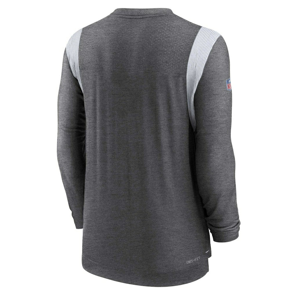 Indianapolis Colts Sideline Tonal Logo Performance Player Long Sleeve T-Shirt - Charcoal cheap