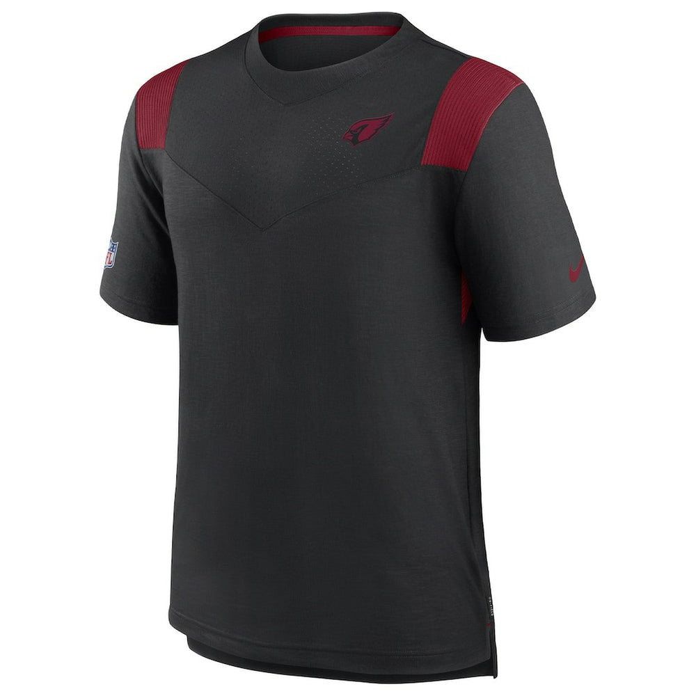 Arizona Cardinals Sideline Tonal Logo Performance Player T-Shirt - Black discount