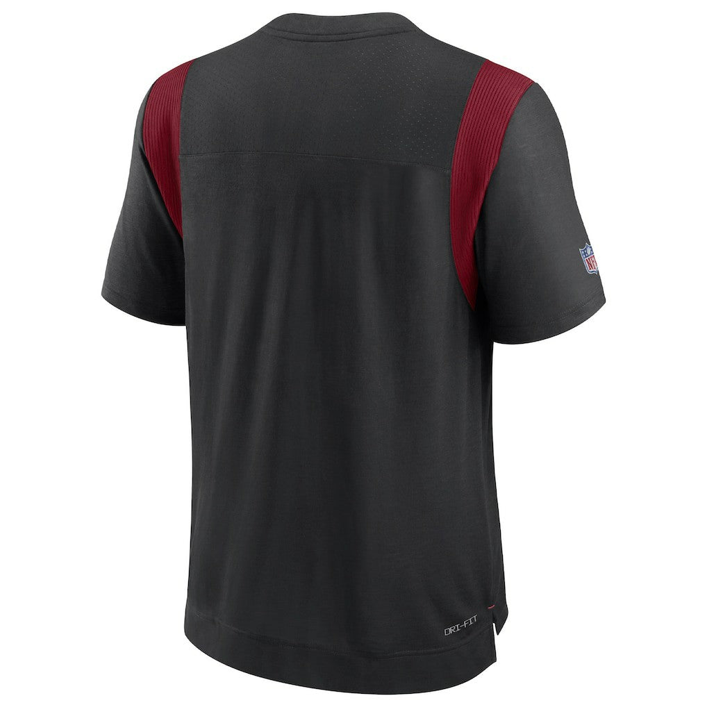 Arizona Cardinals Sideline Tonal Logo Performance Player T-Shirt - Black discount