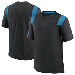 Carolina Panthers Sideline Tonal Logo Performance Player T-Shirt - Black outlet
