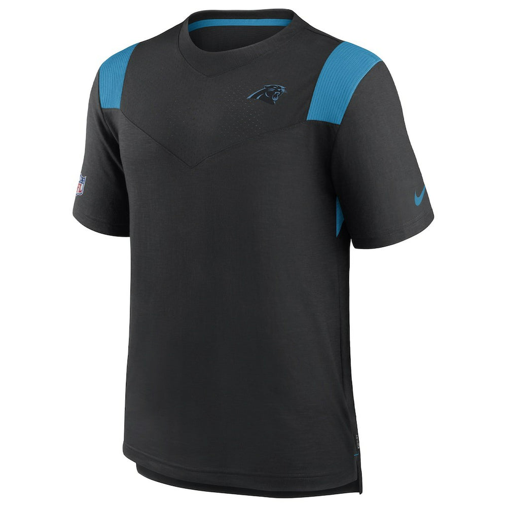 Carolina Panthers Sideline Tonal Logo Performance Player T-Shirt - Black outlet