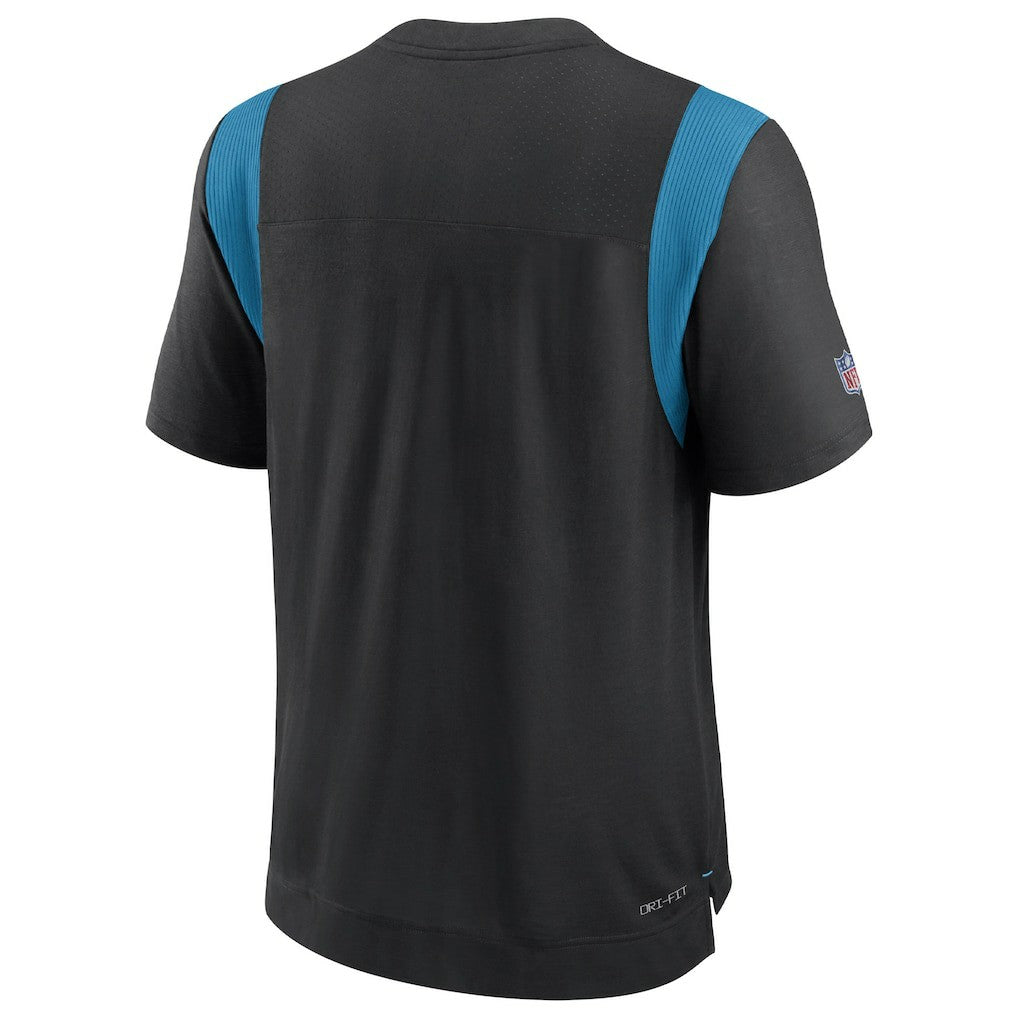 Carolina Panthers Sideline Tonal Logo Performance Player T-Shirt - Black outlet