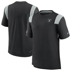 Las Vegas Raiders 2022 Sideline Tonal Logo Performance Player T-Shirt - Black on sale