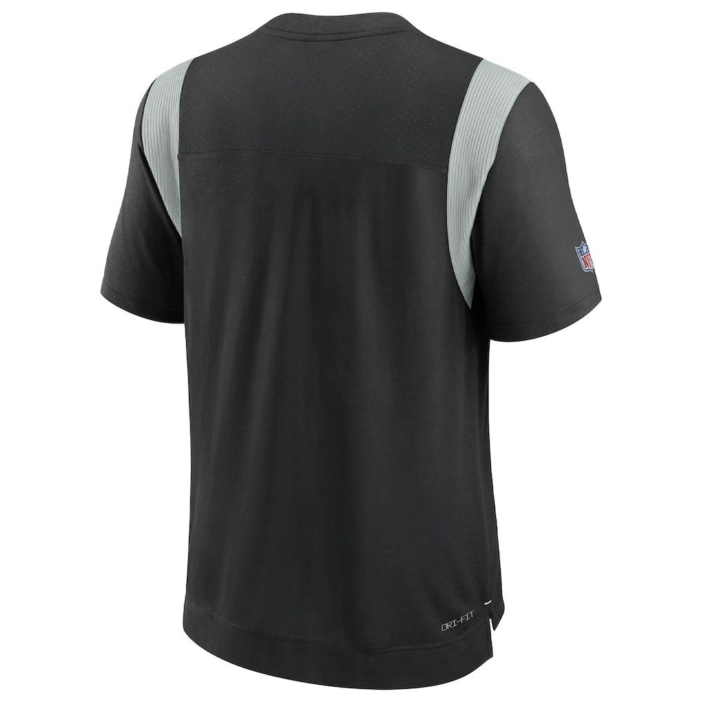 Las Vegas Raiders 2022 Sideline Tonal Logo Performance Player T-Shirt - Black on sale