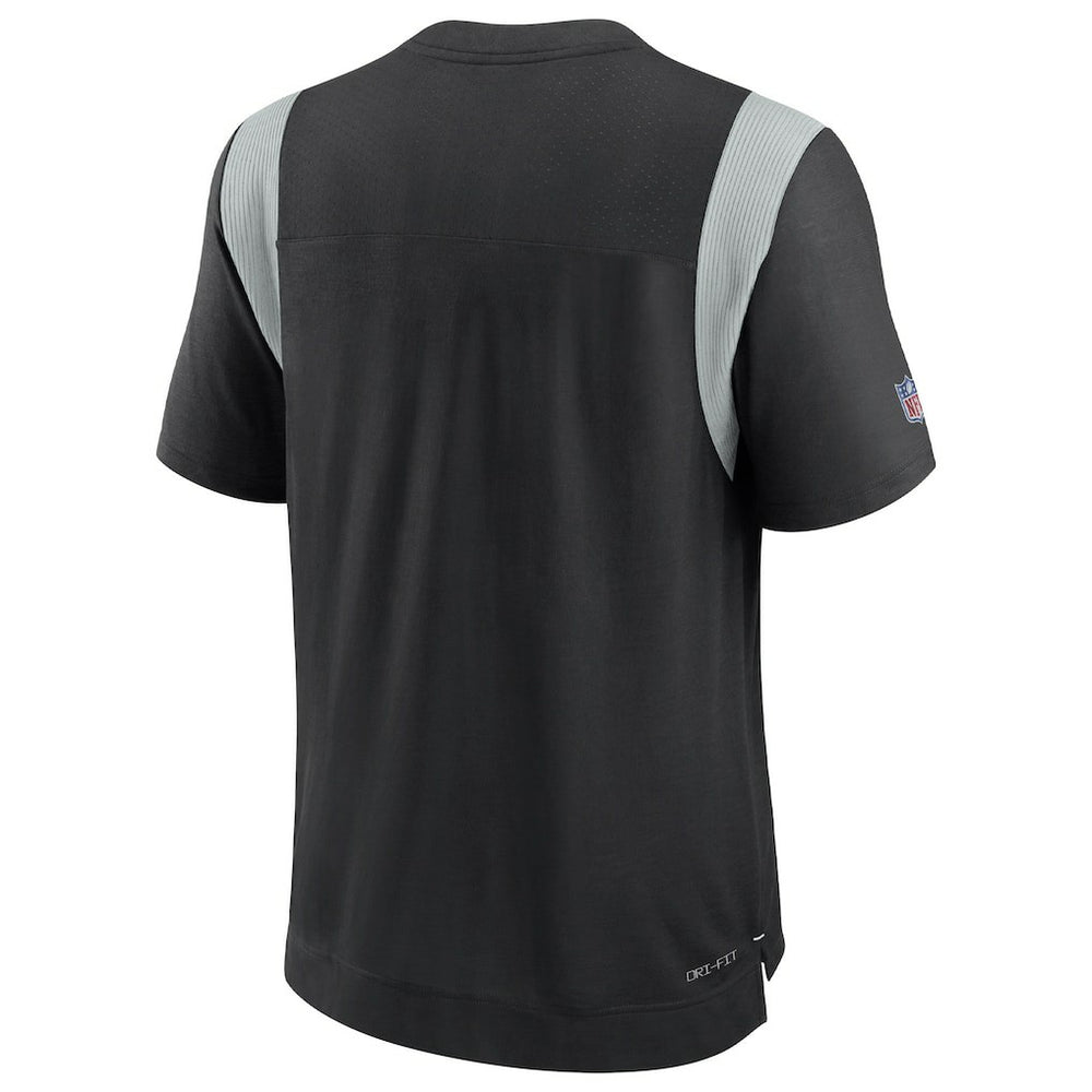 Las Vegas Raiders 2022 Sideline Tonal Logo Performance Player T-Shirt - Black on sale