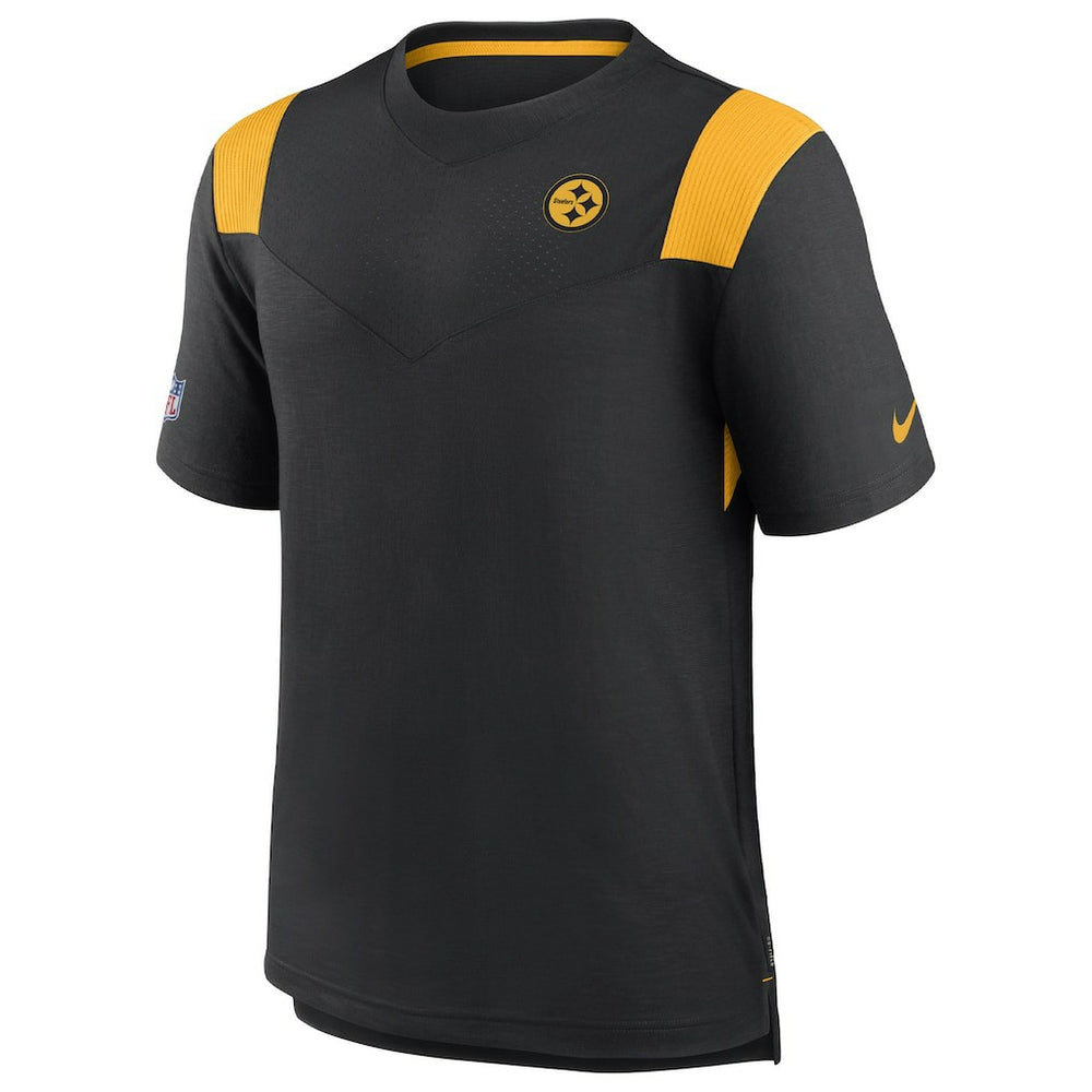 Pittsburgh Steelers Sideline Tonal Logo Performance Player T-Shirt - Black discount
