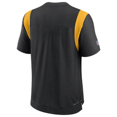 Pittsburgh Steelers Sideline Tonal Logo Performance Player T-Shirt - Black discount