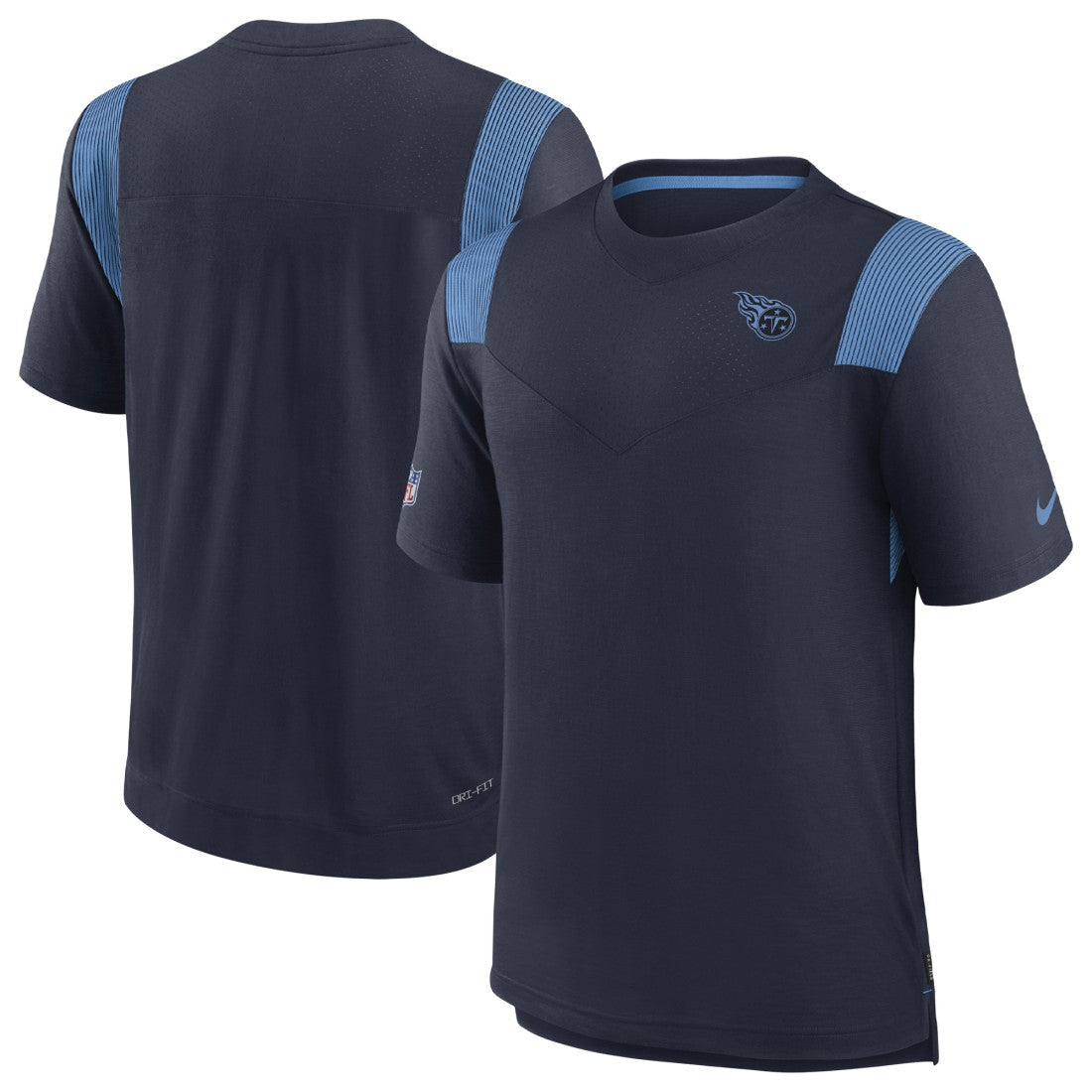 Tennessee Titans Sideline Tonal Logo Performance Player T-Shirt - Navy outlet