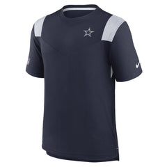 Dallas Cowboys Sideline Tonal Logo Performance Player T-Shirt - Navy sale