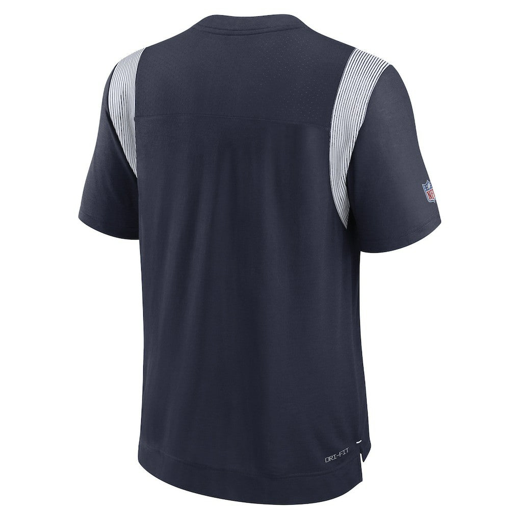 Dallas Cowboys Sideline Tonal Logo Performance Player T-Shirt - Navy sale