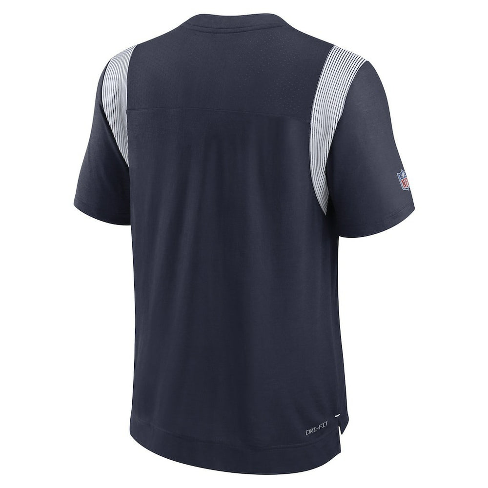 Dallas Cowboys Sideline Tonal Logo Performance Player T-Shirt - Navy sale