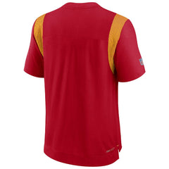 Kansas City Chiefs Sideline Tonal Logo Performance Player T-Shirt - Red outlet