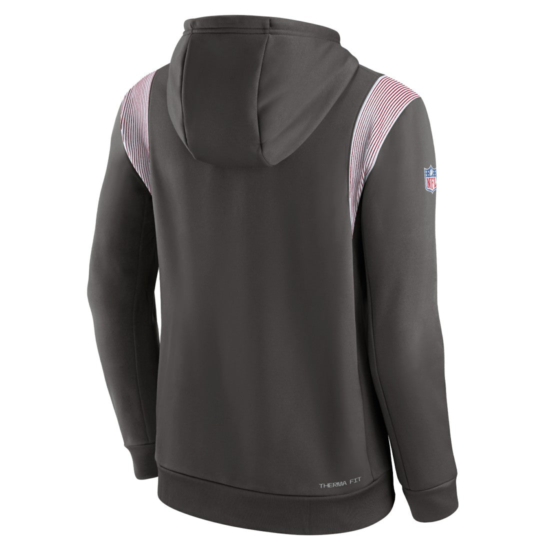 Tampa Bay Buccaneers Sideline Athletic Stack Performance Pullover Hoodie - Pewter on sale