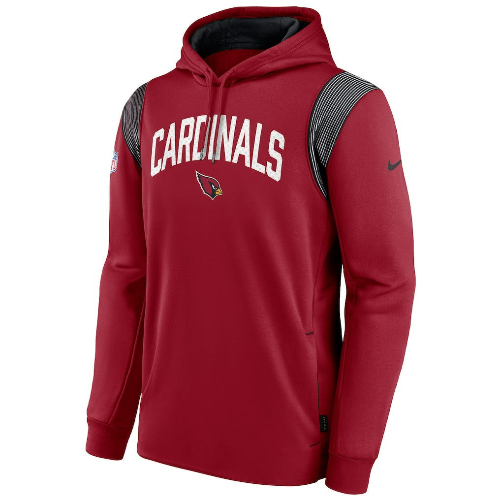 Arizona Cardinals Sideline Athletic Stack Performance Pullover Hoodie - Cardinal online