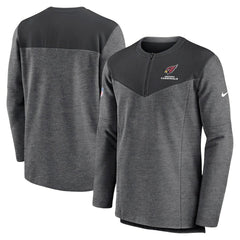 Arizona Cardinals Sideline Lockup Performance Quarter-Zip Top - Charcoal cheap