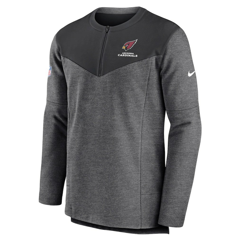 Arizona Cardinals Sideline Lockup Performance Quarter-Zip Top - Charcoal cheap