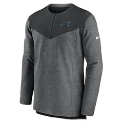 Carolina Panthers Sideline Lockup Performance Quarter-Zip Top - Charcoal cheap