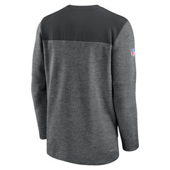 Carolina Panthers Sideline Lockup Performance Quarter-Zip Top - Charcoal cheap