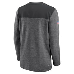 Las Vegas Raiders Sideline Lockup Performance Quarter-Zip Top - Charcoal cheap