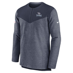 Tennessee Titans Sideline Lockup Performance Quarter-Zip Top - Navy online