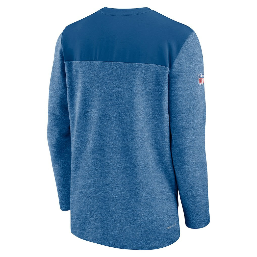 Indianapolis Colts Sideline Lockup Performance Quarter-Zip Top - Royal cheap