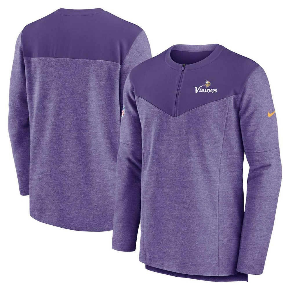 Minnesota Vikings Sideline Lockup Performance Quarter-Zip Top - Purple outlet