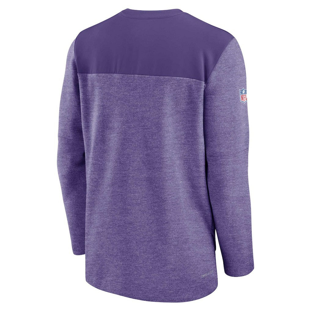 Minnesota Vikings Sideline Lockup Performance Quarter-Zip Top - Purple outlet