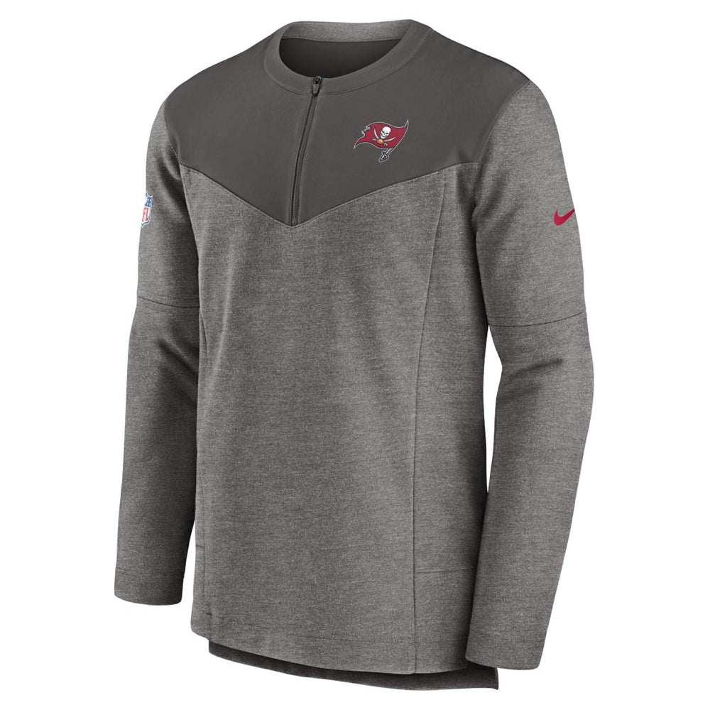 Tampa Bay Buccaneers Sideline Lockup Performance Quarter-Zip Top - Pewter for sale